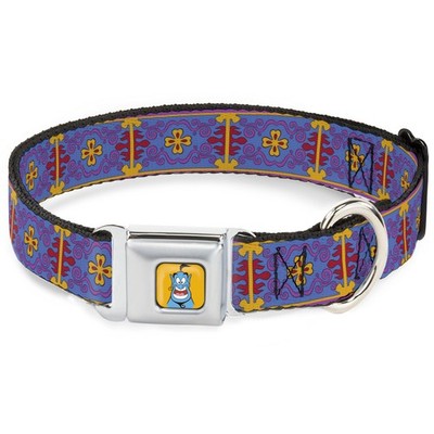 Dog Collar DYZB-Classic Aladdin Genie Smiling Expression Full Color  (US IMPORT)