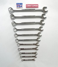 Craftsman 11 Pc 6 Point Sae Combination Wrench Set Made In The Usa 516 - 1516