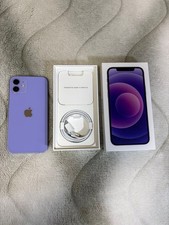 iPhone 12 256GB Purple Unlocked SIM Free Excellent Condition Box From Japan
