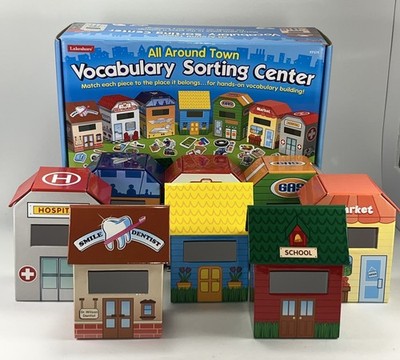 Lakeshore All Around Town Vocabulary Sorting Center Preschool Educational Games