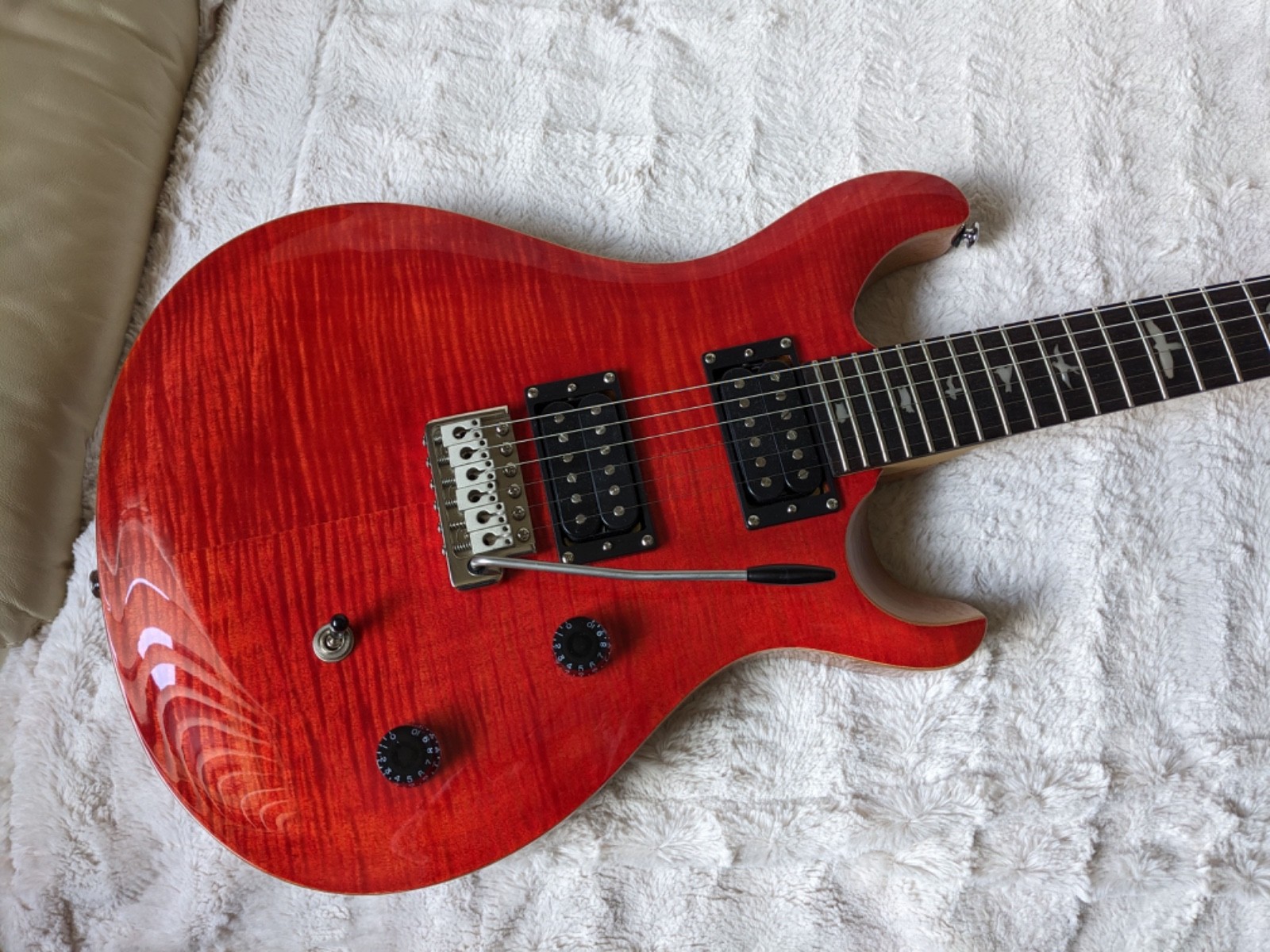 PRS SE CE24 Blood Orange, Excellent Condition, includes PRS Gig Bag