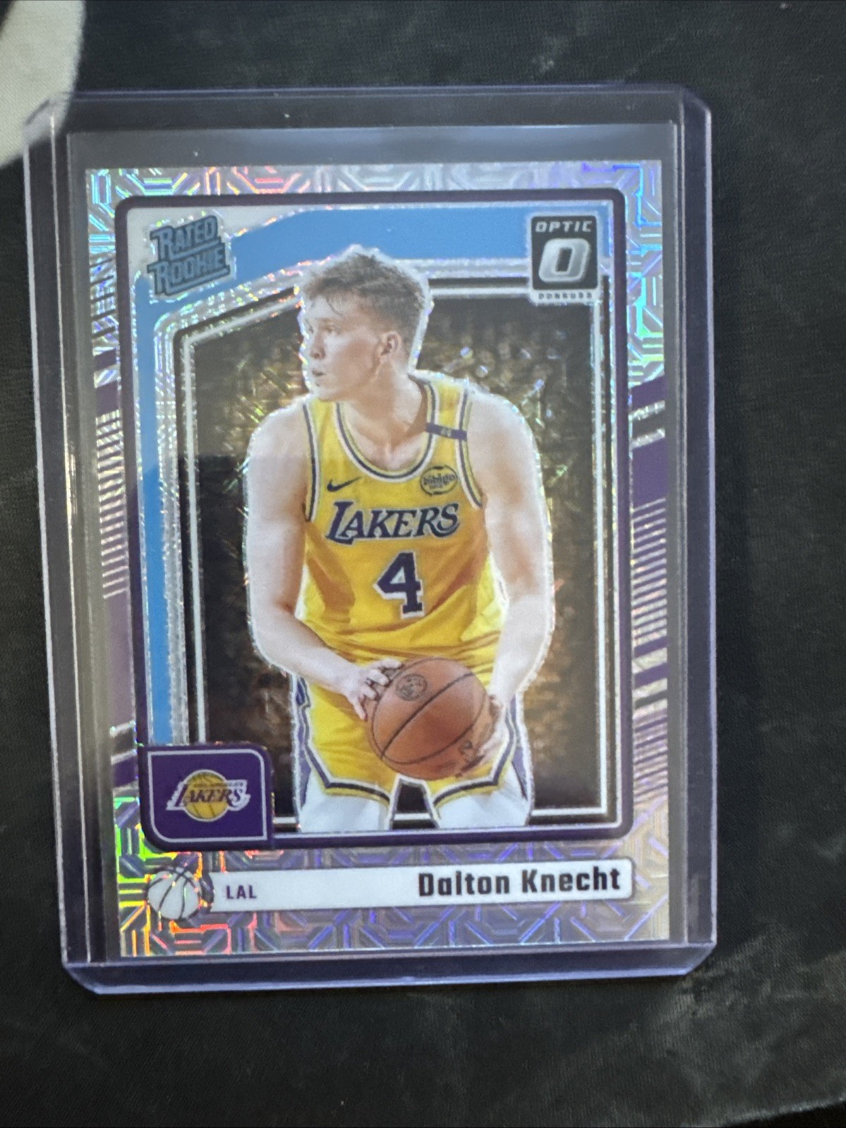Dalton Knecht 2024 Panini Donruss Optic #256 Choice Rated Rookie RC (B)