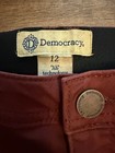 Women's Democracy AB Technology Size 12   Burgundy/Brick Red Cargo Pocket Pants — photo 3