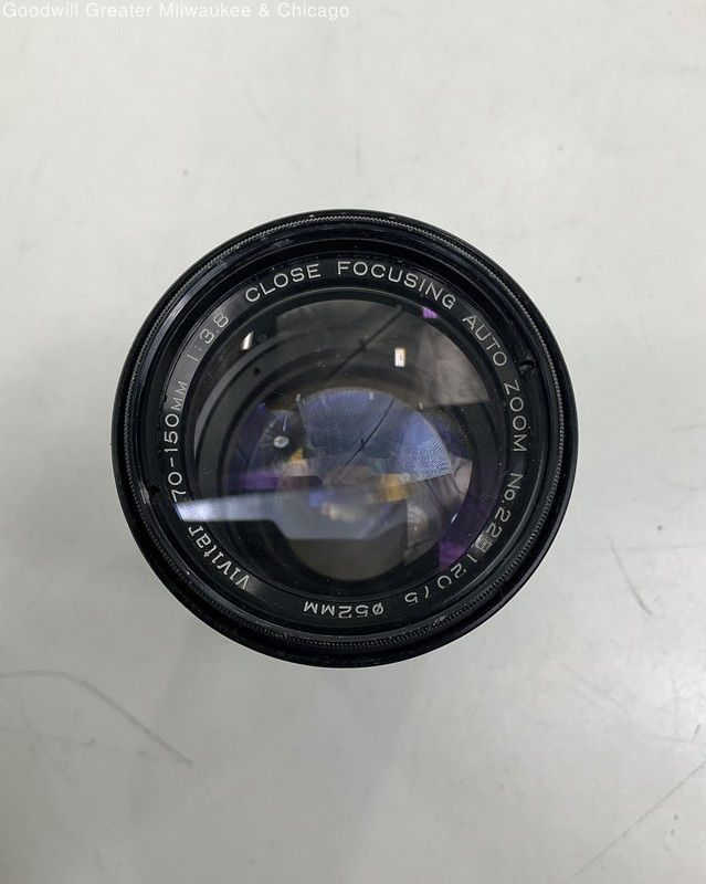 Vivitar 70-150mm 1:3.8 Close Focusing Auto Zoom Lens (No. 22812075)