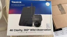 Reolink Go Ranger PT Battery Solar Security Camera 4K 4G LTE Wireless Trail Cam