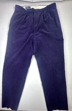 Vintage Polo Ralph Lauren Purple Corduroy Pants Mens 34 USA Made