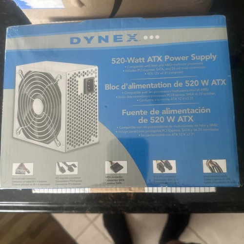 Dynex 520 -Watt ATX Power Supply 