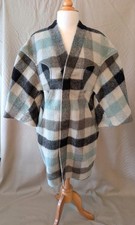 Rick Owens Strobe FY22 Pearl Blue Plaid Wool ...