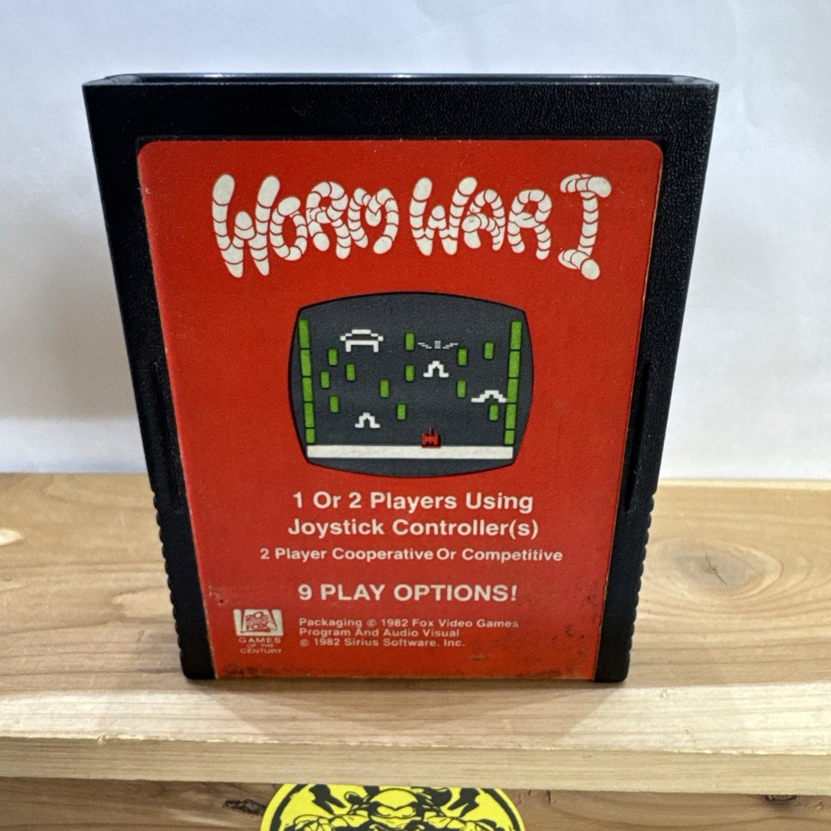 Worm War I ( 1982 Atari 2600 ) with Manual Tested and