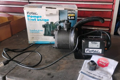 #ad New Old StockFlotec Portable Utility Transfer Pressure Boost Pump 1 2 HP FP5112 $225.00
