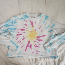 spiritual gangster tie dye Pullover Sweatshirt Size Small