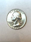 1964 D Washington Quarter 90% Silver Extra Fine XF