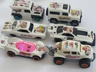 Hot Wheels lot of 6 custom vintage CARTOON cars