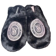 Victoria s Secret Signature Closed-Toe Faux Fur Slippers Medium SizeNEW