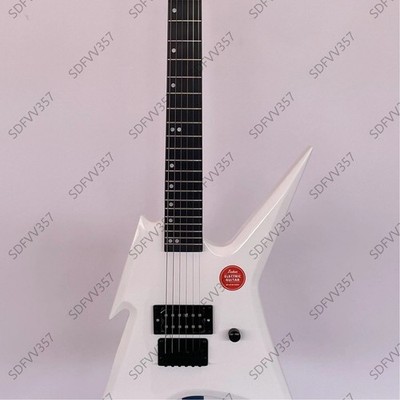 Gloss White Unique Irregular Star Shape Electric Guitar fr bridge H Pickup