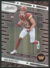 2024 Absolute Retail #176 Luke McCaffrey Washington Commanders TW582