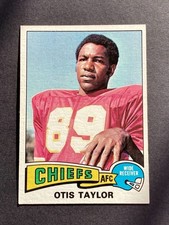 1975 Topps Otis Taylor #75 Chiefs Vintage HOF EX Grade Range: 4 – 5