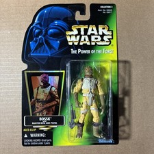 Star Wars The Power of the Force Bossk Action Figure Bounty Hunter 1996 NEW NIB