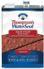 Thompson's WaterSeal Wood Sealer Solid Sedona Red Waterproofing Wood Sealer