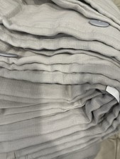 NWT Restoration Hardware Teen WASHED COTTON GAUZE DUVET COVER Ash Full/Queen