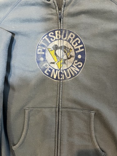 Chaqueta para mujer Reebok talla XL extra grande Pittsburgh Penguins cremallera azul claro - Imagen 2 de 4