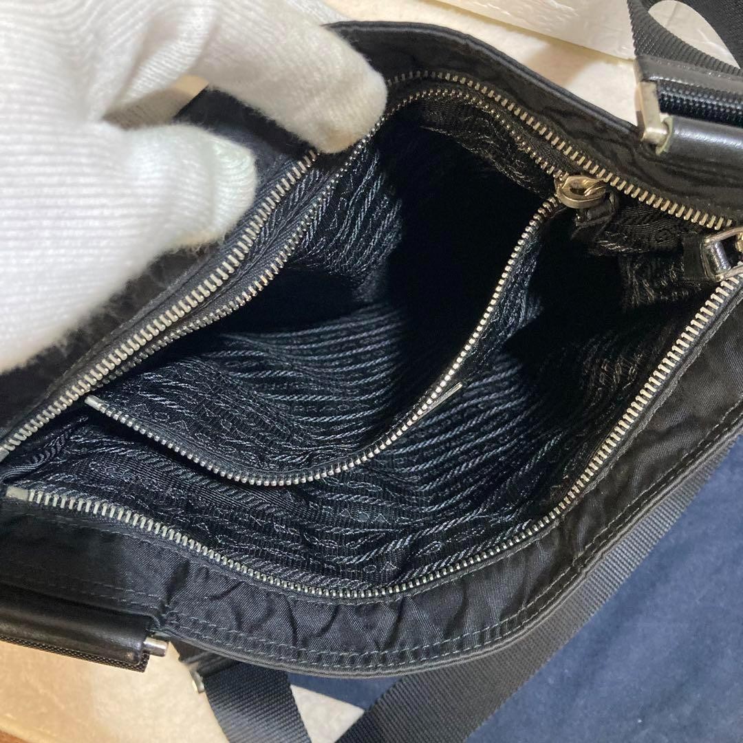 PRADA Nylon Leather Shoulder Bag thumbnail 9