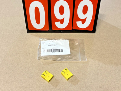 Omega - OSTW-K-F - K Type Thermocouple Connector - (2 IN LOT) - (NEW)