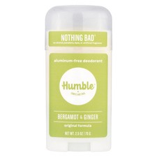 Aluminum-Free Deodorant, Bergamot  Ginger , 2.5 oz 70 g 