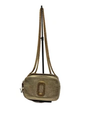 THE MARC JACOBS The Gram Shot Shoulder Bag Leather Gold Plain H167L01RE21