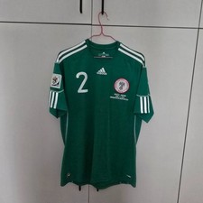 WORLD CUP 2010 NIGERIA HOME JERSEY 2 YOBO SIZE L