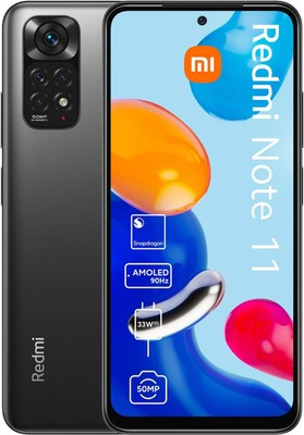 Xiaomi Redmi Note 11 Android Smartphone 4GB RAM 4G 6,43 Zoll FHD+ 128GB Grau