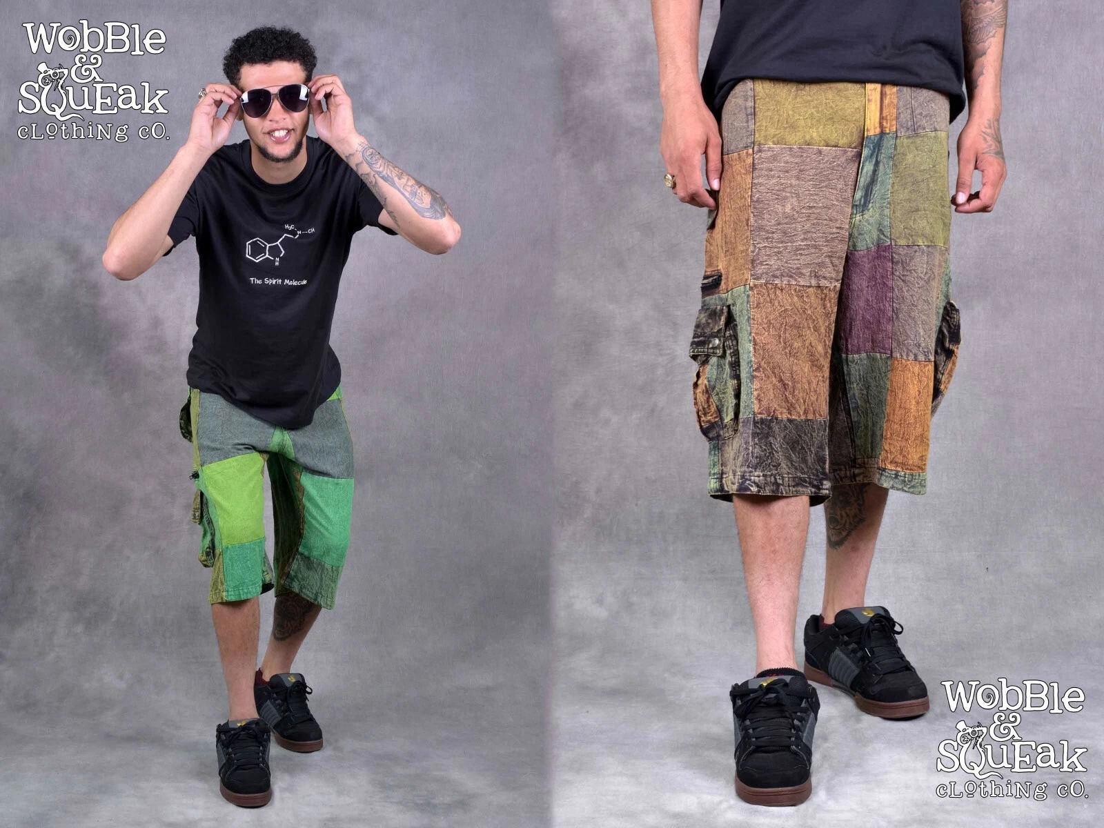 MENS PATCHWORK SHORTS Baggy Hippy Psytrance Festival Party Goa One Size Fits All
Opens in a new wind