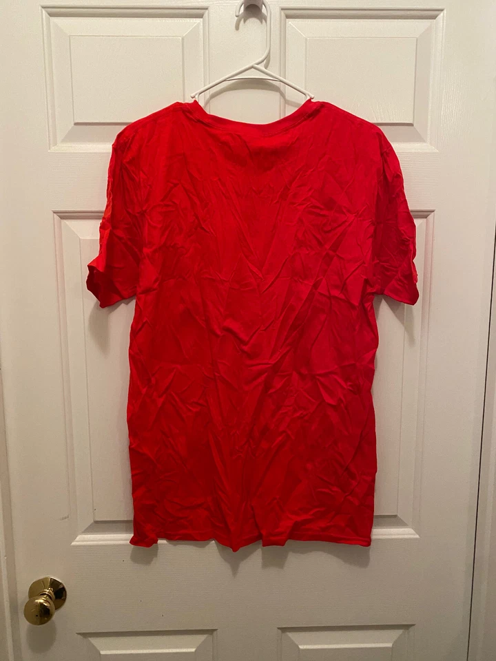 Camiseta Washington Capitals masculina 2018 Stanley Cup Champions anel vermelha média nova com etiquetas - Imagem 3 de 3