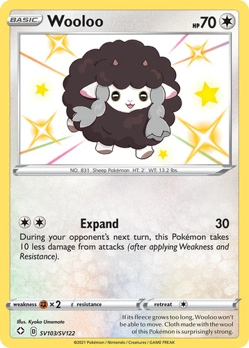 Wooloo SV103/SV122 Shining Fates: Shiny Vault