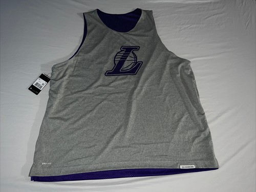 Nike Lakers City Edition [CN0716-504] REVERSIBLE TANK DRi-FIT JERSEY - Picture 15 of 15