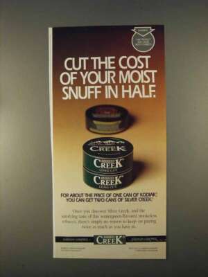 1996 Silver Creek Tobacco Ad - Cut The Cost in Half