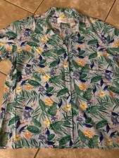 Liz Claiborne M Fun Print Rayon Top Blouse