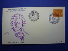 LOT 12521 ENVELOPPE" PORTUGAL MARCOPHILIE SUR ÓPERA" ANNÉE 1970