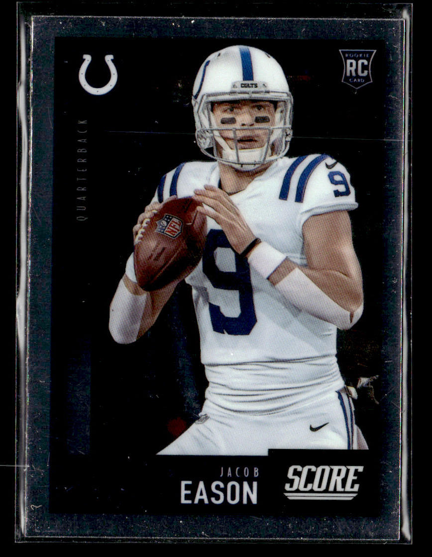 2020 Panini Chronicles #458 Jacob Eason 2020 Score Update Rookies Card Colts