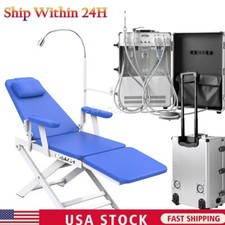 Portable Dental Delivery Unit With Air Compressor Strong Suction 4Hole/Chair