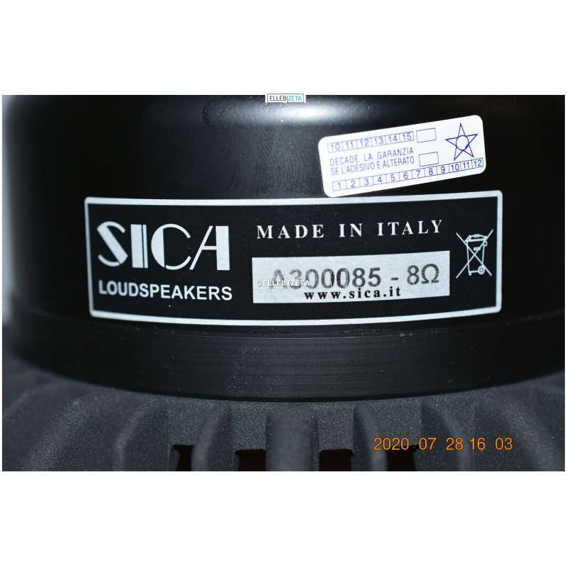 Sica Sonora 15 S 4 PL 8 Ohm Subwoofer 2400 Watt Max Z008175I