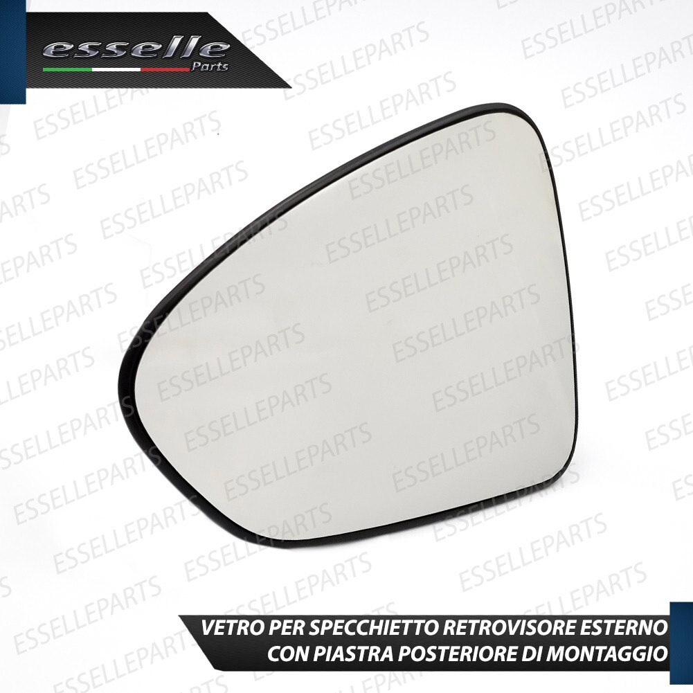 Vetro Specchietto Retrovisore Destro Per Fiat - Compatibile Con Grande Punto, Punto Evo, Linea E 500. Lato Passeggero! - Foto 7