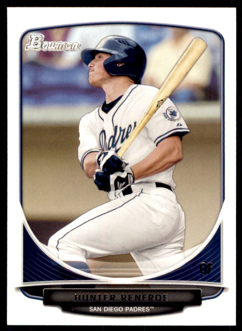 2013 Bowman Draft Picks & Prospects Chrome #BDPP16 Hunter Renfroe 4 San Diego
