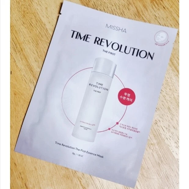 Máscara MISSHA Time Revolution The First Essence 30 g x 8 piezas hojas de máscara K-Beauty Foto 4 de 4