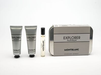   Mont blanc explorer platinum SET EdP Eau de Parfum 7,5 ml+SG 30ml+ Creme 30ml
