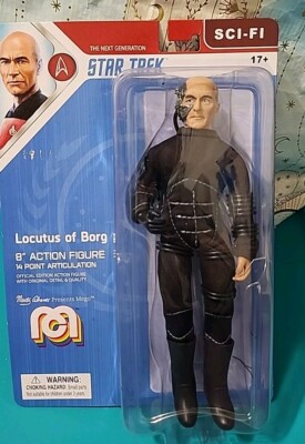 Mego SCI-FI Star Trek The Next Generation Locutus Of Borg Action Figure NEW