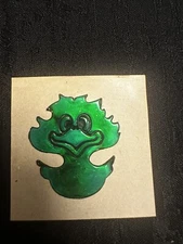 Rare Vintage 80s Mystik Oilies Oilie Oily Oilly Chicken Bird Touch Sticker 1980s