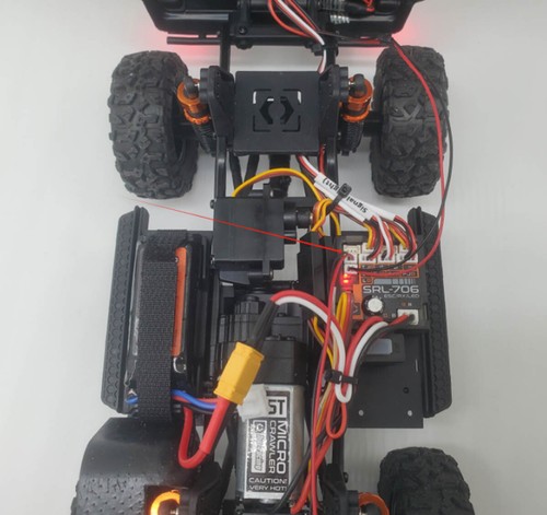 Front Bumper with LED Lights Set For HPI venture 1/18 HILUX RC Car Upgrade Parts - Picture 7 of 10