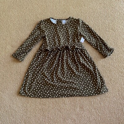 Girl's Old Navy Green Polka Dot Dress, Size 5T NWT | eBay