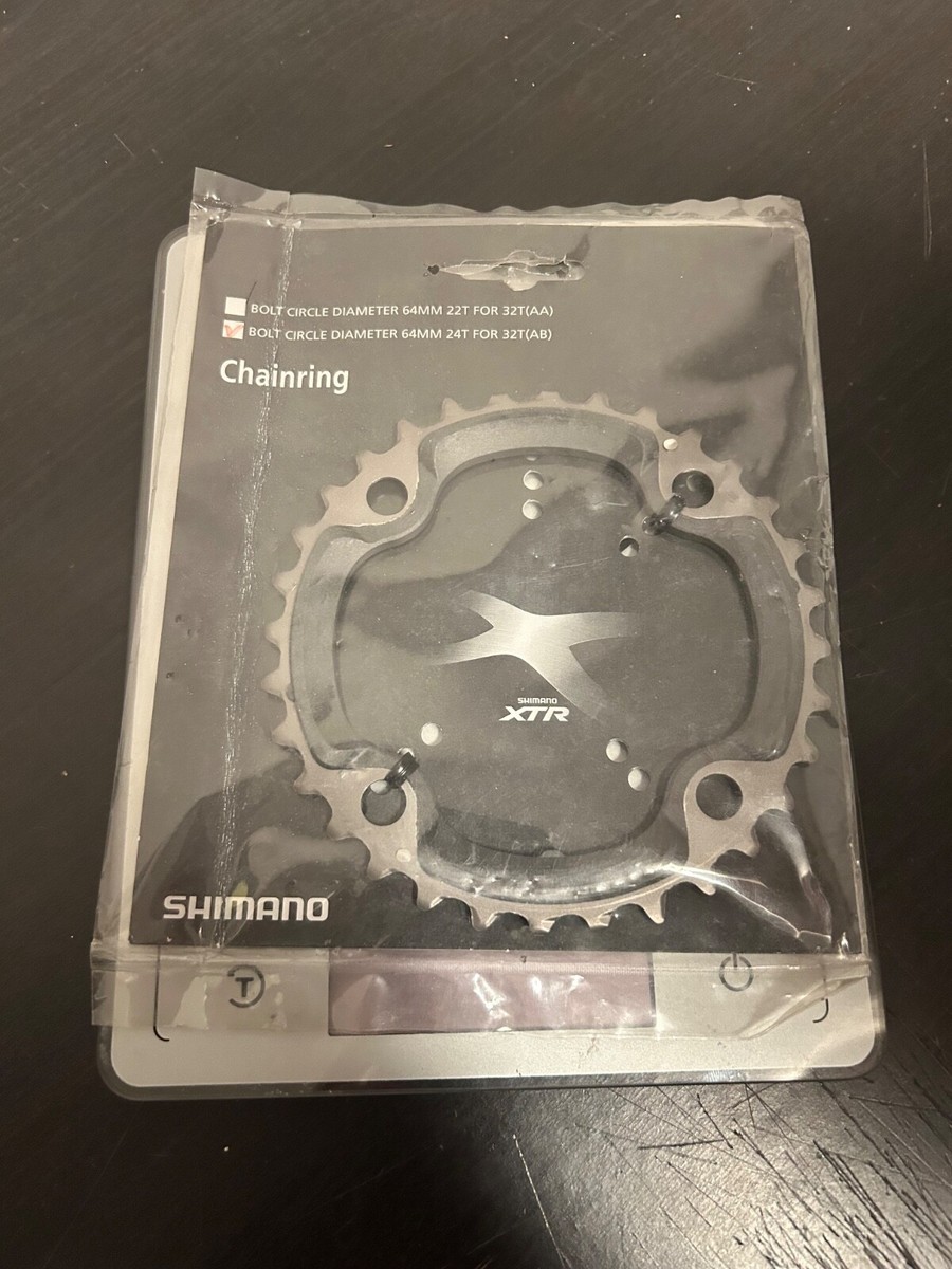 SHIMANO XTR FC-M970チェーンリング ２種 NEW Shimano XTR FC-M970 32T Titanium/Carbon Chainring 3x9s (AB
